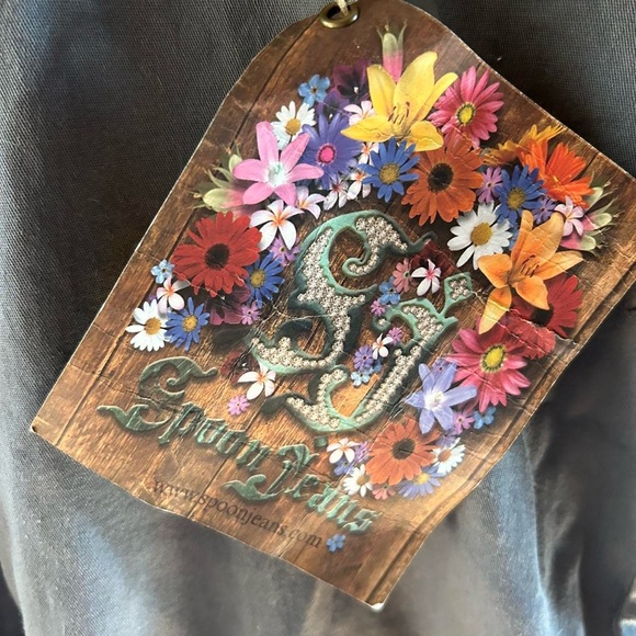 NWT Spoon Jeans Juniors Gray Straight Leg Chino Jeans Sz 11 - Picture 4 of 6